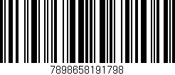 Código de barras (EAN, GTIN, SKU, ISBN): '7898658191798'