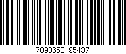 Código de barras (EAN, GTIN, SKU, ISBN): '7898658195437'