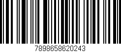 Código de barras (EAN, GTIN, SKU, ISBN): '7898658620243'