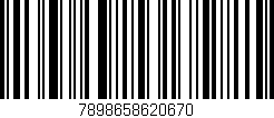 Código de barras (EAN, GTIN, SKU, ISBN): '7898658620670'