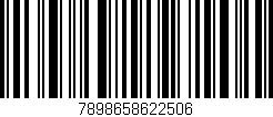 Código de barras (EAN, GTIN, SKU, ISBN): '7898658622506'