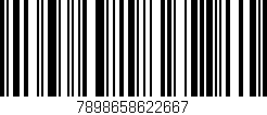 Código de barras (EAN, GTIN, SKU, ISBN): '7898658622667'