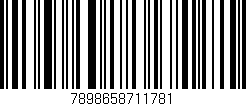 Código de barras (EAN, GTIN, SKU, ISBN): '7898658711781'