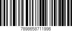 Código de barras (EAN, GTIN, SKU, ISBN): '7898658711996'