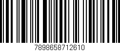 Código de barras (EAN, GTIN, SKU, ISBN): '7898658712610'