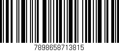 Código de barras (EAN, GTIN, SKU, ISBN): '7898658713815'