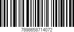 Código de barras (EAN, GTIN, SKU, ISBN): '7898658714072'