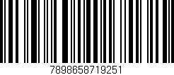 Código de barras (EAN, GTIN, SKU, ISBN): '7898658719251'