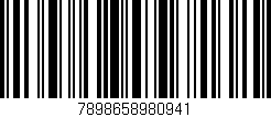 Código de barras (EAN, GTIN, SKU, ISBN): '7898658980941'