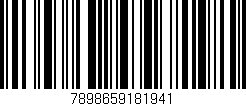 Código de barras (EAN, GTIN, SKU, ISBN): '7898659181941'