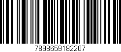 Código de barras (EAN, GTIN, SKU, ISBN): '7898659182207'