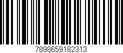 Código de barras (EAN, GTIN, SKU, ISBN): '7898659182313'
