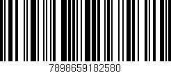 Código de barras (EAN, GTIN, SKU, ISBN): '7898659182580'