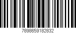 Código de barras (EAN, GTIN, SKU, ISBN): '7898659182832'