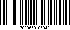 Código de barras (EAN, GTIN, SKU, ISBN): '7898659185949'