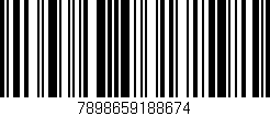 Código de barras (EAN, GTIN, SKU, ISBN): '7898659188674'