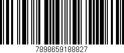 Código de barras (EAN, GTIN, SKU, ISBN): '7898659188827'