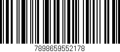 Código de barras (EAN, GTIN, SKU, ISBN): '7898659552178'