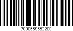 Código de barras (EAN, GTIN, SKU, ISBN): '7898659552208'
