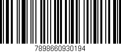 Código de barras (EAN, GTIN, SKU, ISBN): '7898660930194'