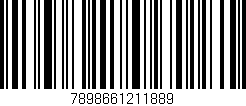 Código de barras (EAN, GTIN, SKU, ISBN): '7898661211889'