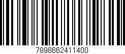 Código de barras (EAN, GTIN, SKU, ISBN): '7898662411400'