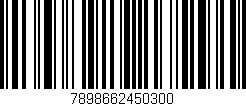 Código de barras (EAN, GTIN, SKU, ISBN): '7898662450300'
