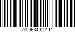 Código de barras (EAN, GTIN, SKU, ISBN): '7898664030111'