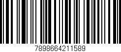 Código de barras (EAN, GTIN, SKU, ISBN): '7898664211589'