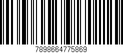 Código de barras (EAN, GTIN, SKU, ISBN): '7898664775869'