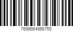 Código de barras (EAN, GTIN, SKU, ISBN): '7898664966755'