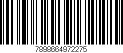 Código de barras (EAN, GTIN, SKU, ISBN): '7898664972275'
