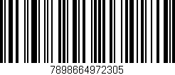 Código de barras (EAN, GTIN, SKU, ISBN): '7898664972305'