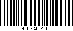 Código de barras (EAN, GTIN, SKU, ISBN): '7898664972329'
