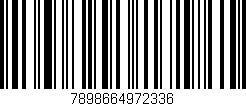 Código de barras (EAN, GTIN, SKU, ISBN): '7898664972336'