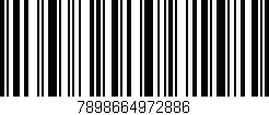 Código de barras (EAN, GTIN, SKU, ISBN): '7898664972886'