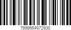Código de barras (EAN, GTIN, SKU, ISBN): '7898664972930'