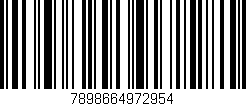 Código de barras (EAN, GTIN, SKU, ISBN): '7898664972954'