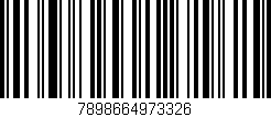 Código de barras (EAN, GTIN, SKU, ISBN): '7898664973326'