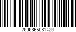 Código de barras (EAN, GTIN, SKU, ISBN): '7898665061428'