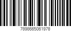 Código de barras (EAN, GTIN, SKU, ISBN): '7898665061978'