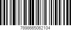 Código de barras (EAN, GTIN, SKU, ISBN): '7898665062104'
