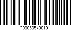 Código de barras (EAN, GTIN, SKU, ISBN): '7898665430101'