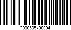 Código de barras (EAN, GTIN, SKU, ISBN): '7898665430804'