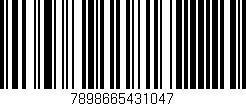 Código de barras (EAN, GTIN, SKU, ISBN): '7898665431047'