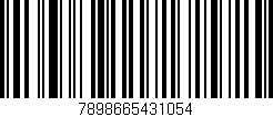 Código de barras (EAN, GTIN, SKU, ISBN): '7898665431054'