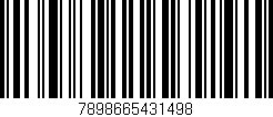 Código de barras (EAN, GTIN, SKU, ISBN): '7898665431498'