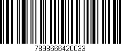 Código de barras (EAN, GTIN, SKU, ISBN): '7898666420033'