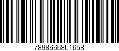 Código de barras (EAN, GTIN, SKU, ISBN): '7898666801658'