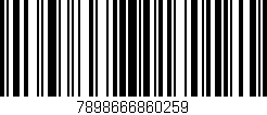 Código de barras (EAN, GTIN, SKU, ISBN): '7898666860259'